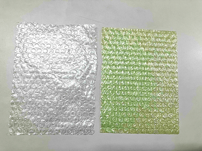 Bio bubble wrap cushioning materials