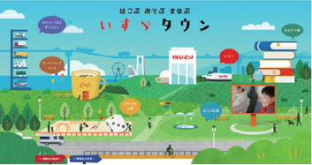 Established Isuzu Town Featuring Informative Content for Children
