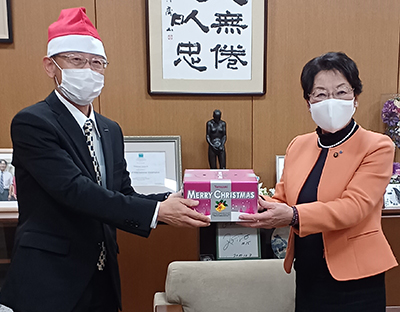 Donation Ceremony for Tochigi City