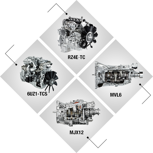 Isuzu engine and transmissions