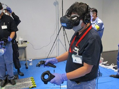 Hazard experience education using VR