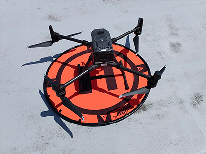 Improving the Workplace Environment (2) Use of Drones to Minimize the Risks of Falls that May Result from Work in High Places and Their Utilization During Earthquakes, Drones