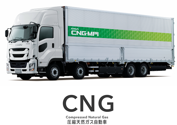 CNG  Compressed Natural Gas 圧縮天然ガス自動車