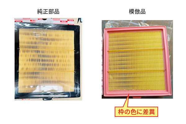 枠の色に差異
