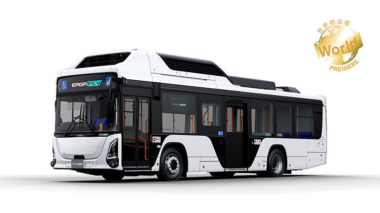 Isuzu publicizes world premiere of next-generation FC route bus “ERGA FCV” Isuzu publicizes world premiere of next-generation FC route bus “ERGA FCV”