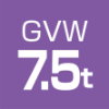 GVW7.5t
